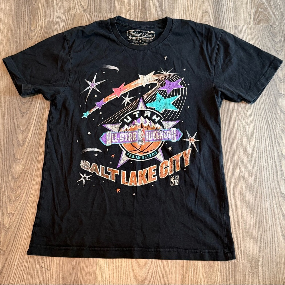 Mitchell & Ness 1993 All Star Weekend Utah NBA Shirt Medium Salt Lake City